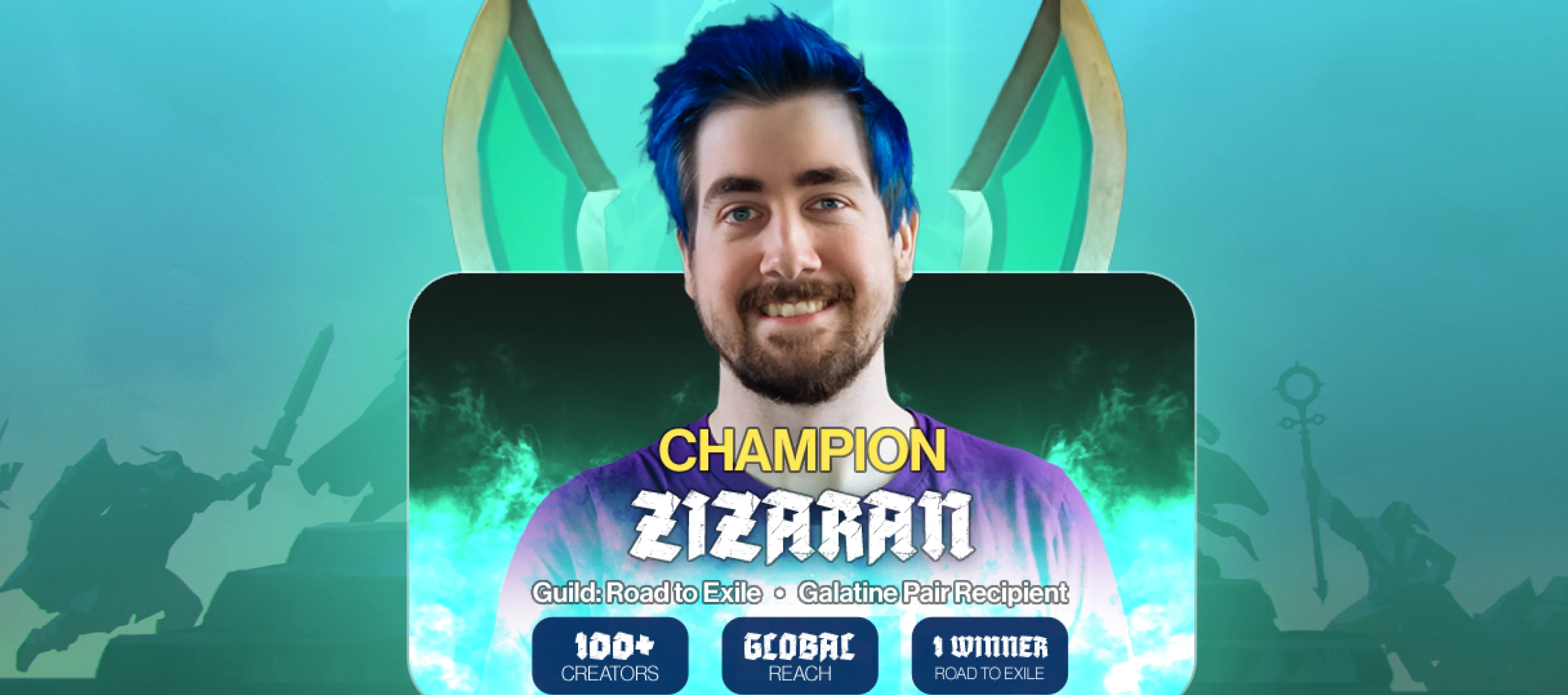 Champion Zizaran, Galatine Pair recipient from Road to Exile