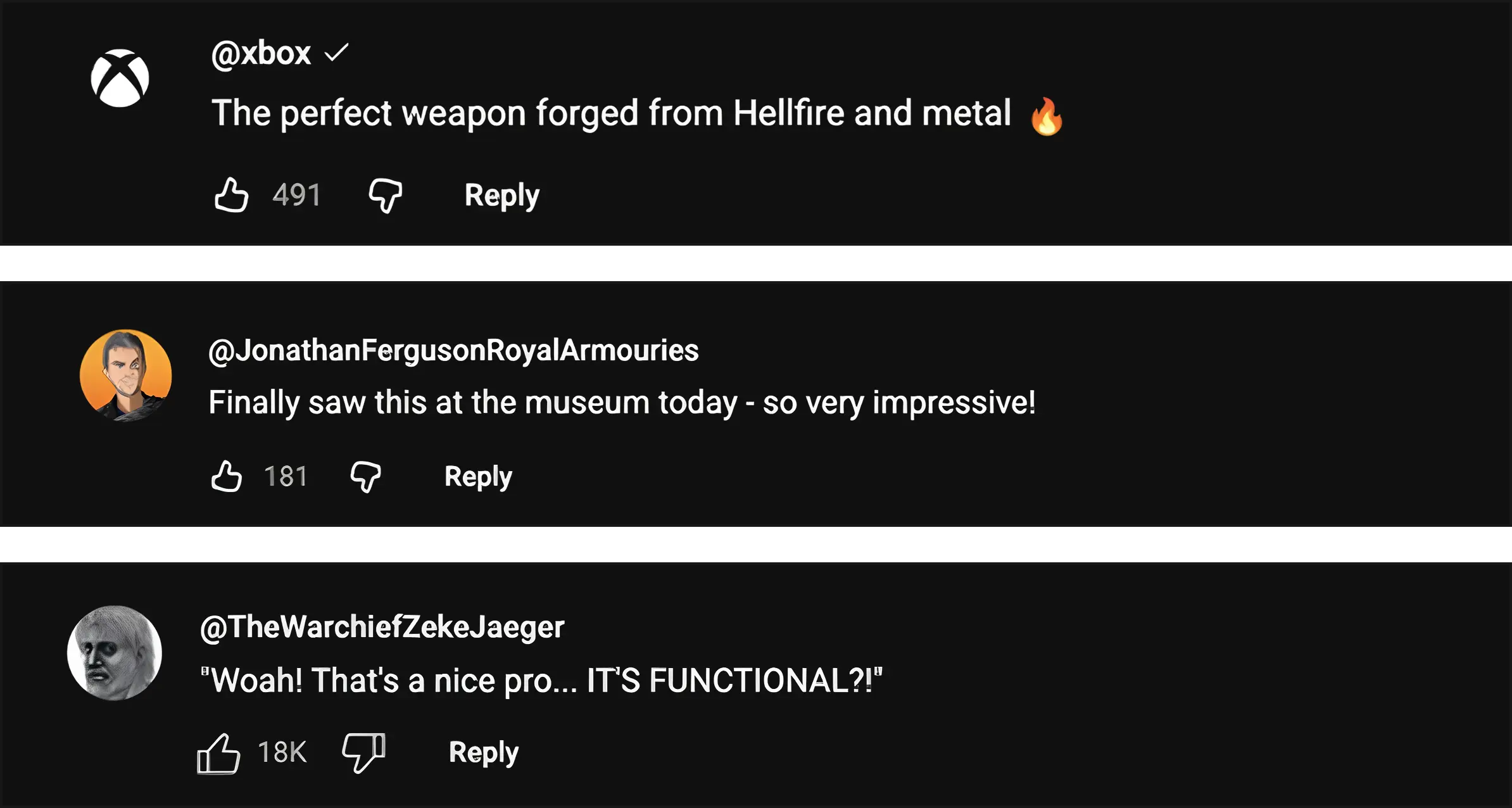 Community reaction to the DOOM Shield Saw campaign